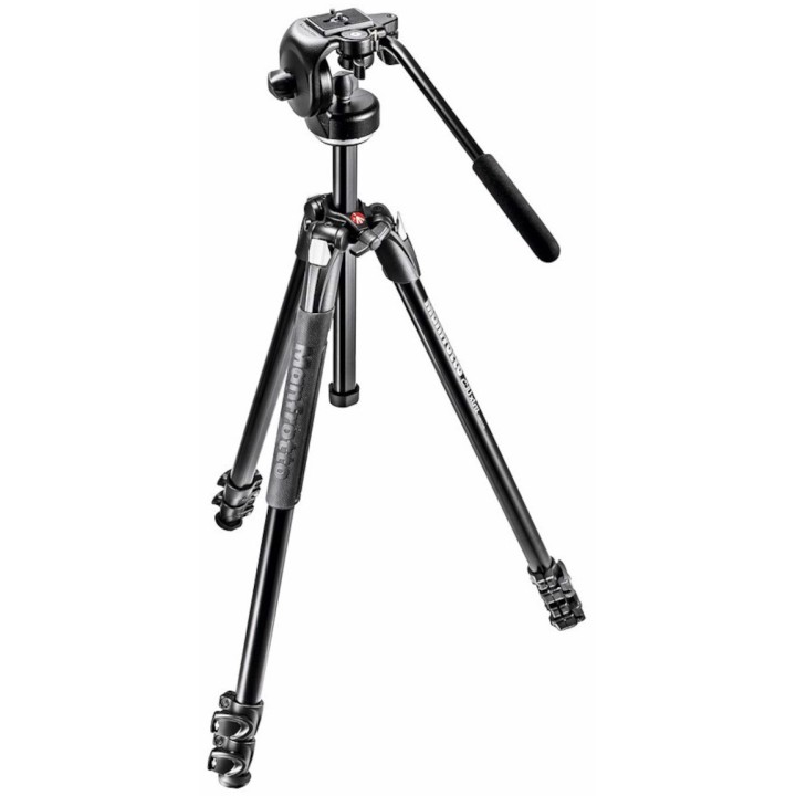 MANFROTTO - KIT 290 XTRA CON TESTA 2 VIE: Treppiede per telecamera.