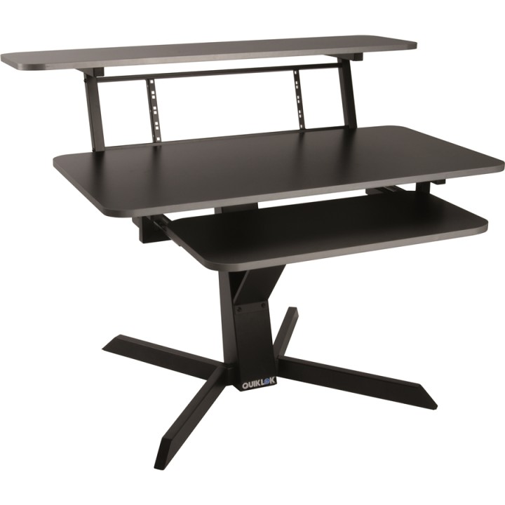 Quiklok - Z/460 Black Workstation a 3 Ripiani Finitura Black