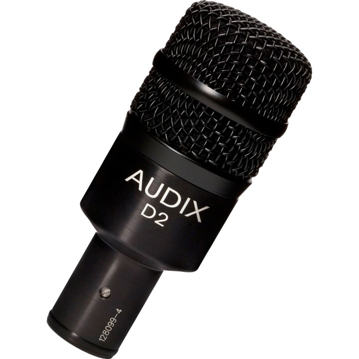 Audix D2, microfono dinamico adatto alla ripresa di strumenti a percussione e tom