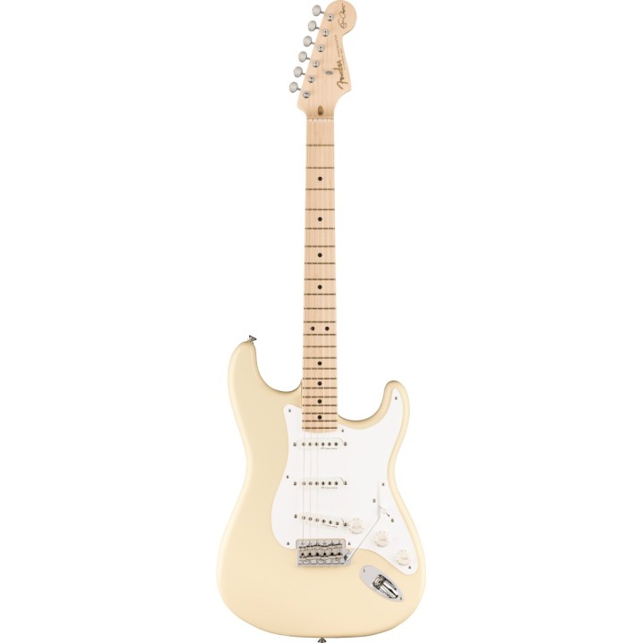 Fender Eric Clapton Stratocaster, Maple Fingerboard, Olympic White, Chitarra elettrica