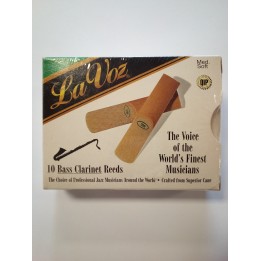 Acquista LA VOZ Rec10sms Ance Per Clarinetto Basso, Durezza Medium Soft; Confezione Da 10 online | Merula Strumenti Musicali