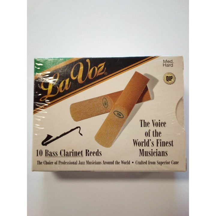 Acquista LA VOZ REC10MH ANCE PER CLARINETTO BASSO, DUREZZA MEDIUM HARD; CONFEZIONE DA 10 online | Merula Strumenti Musicali