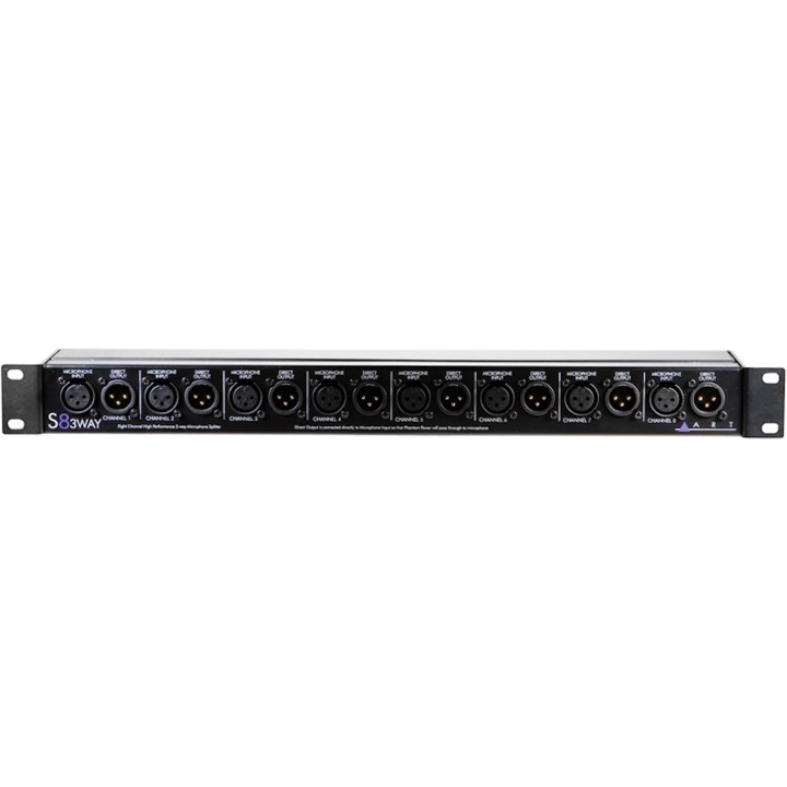 ART - S8-3WAY Splitter Microfono a 3 Vie, 8 Canali
