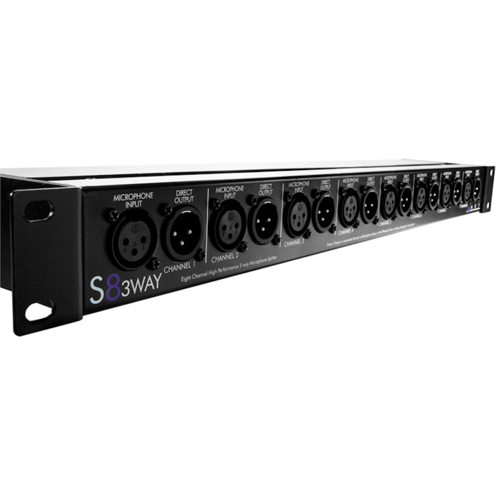 ART - S8-3WAY Splitter Microfono a 3 Vie, 8 Canali