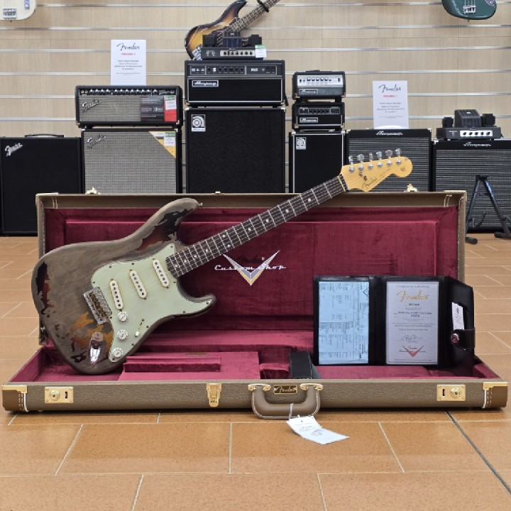 Fender | Rory Gallagher Signature Stratocaster Relic, Rosewood Fingerboard, 3-Color Sunburst Chitarra elettrica solid body