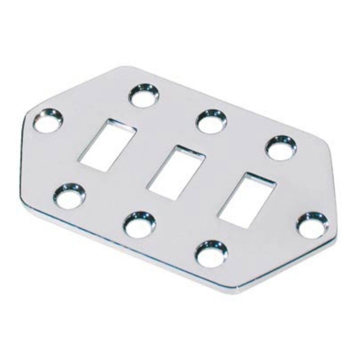 Acquista BOSTON CP-JG1-C PIASTRINA PER SELETTORE CHITARRA ELETTRICA, MODELLO JAG, CROMATO online | Merula Strumenti Musicali