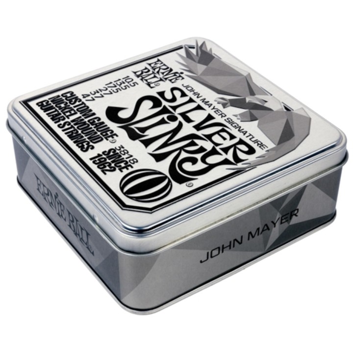 ERNEI BALL | 3818 John Mayer Silver Slinky 10.5-47 3 Pk