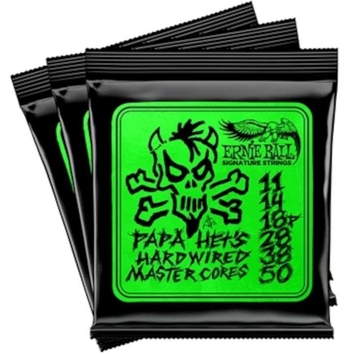 Acquista ERNIE BALL 3821 PAPA HET'S HARDWIRED STRINGS LE online | Merula Strumenti Musicali