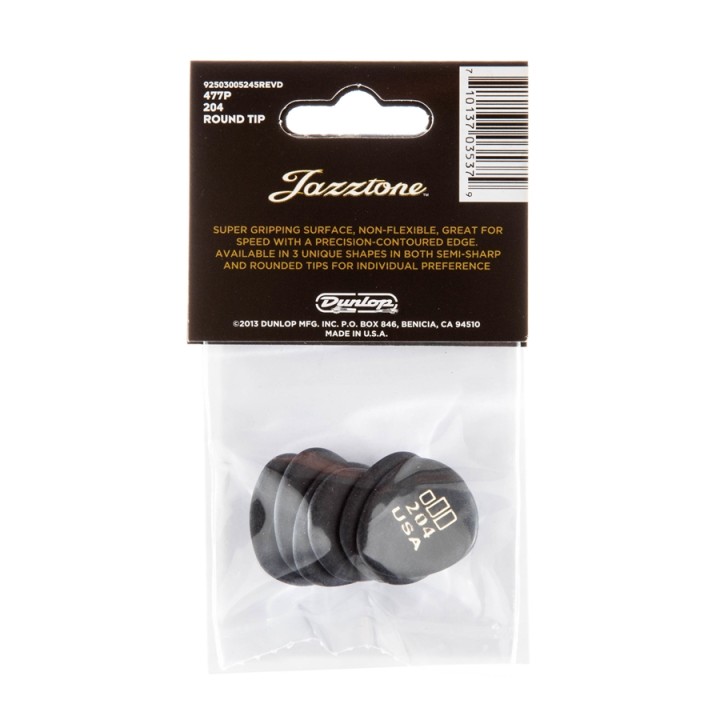 Acquista DUNLOP 477P204 JAZZTONE ROUND 04501441 online | Merula Strumenti Musicali