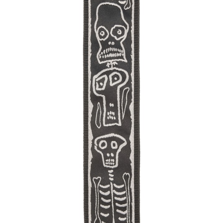Acquista D'ADDARIO 50JS01 D'ADDARIO JOE SATRIANI GUITAR STRAP, SKULL N' BONES online | Merula Strumenti Musicali