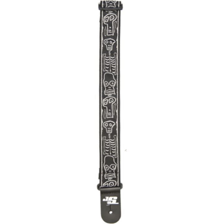Acquista D'ADDARIO 50JS01 D'ADDARIO JOE SATRIANI GUITAR STRAP, SKULL N' BONES online | Merula Strumenti Musicali