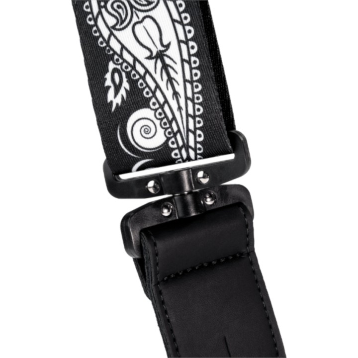 Acquista D'ADDARIO 50JSSV17 D'ADDARIO JOE SATRIANI SWIVEL GUITAR STRAP, BLACK PAISLEY online | Merula Strumenti Musicali