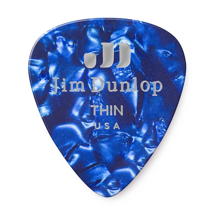 Acquista DUNLOP BLUE PERLOID - THIN online | Merula Strumenti Musicali