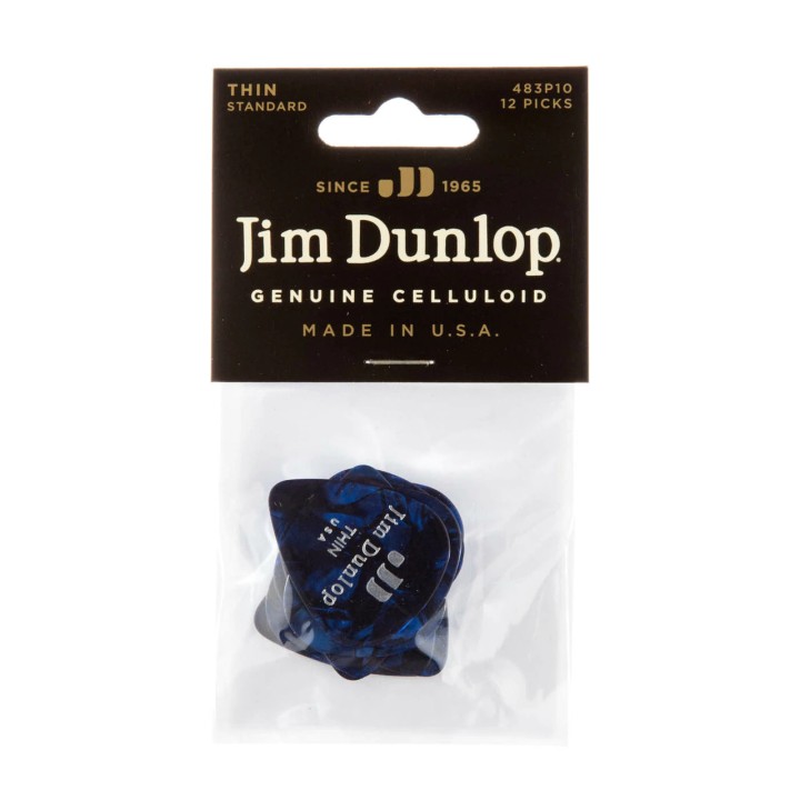 Acquista DUNLOP BLUE PERLOID - THIN online | Merula Strumenti Musicali