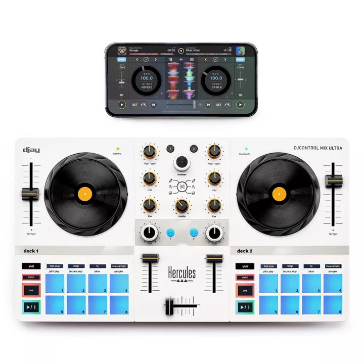 Acquista HERCULES DJ DJCONTROL MIX ULTRA HERCULES 4780942 online | Merula Strumenti Musicali