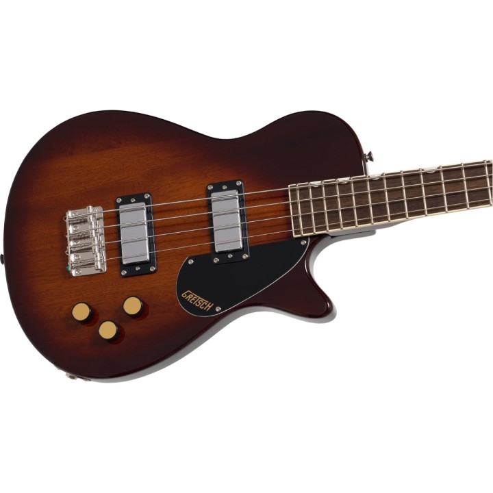 Gretsch Streamliner Jet Club Bass Single-Cut Havana Burst, Basso elettrico