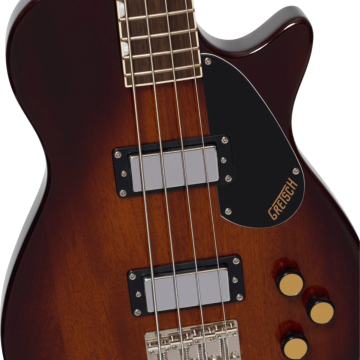 Gretsch Streamliner Jet Club Bass Single-Cut Havana Burst, Basso elettrico