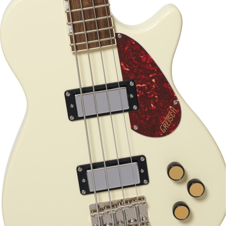Gretsch Streamliner Jet Club Bass Single-Cut Vintage White, Basso elettrico