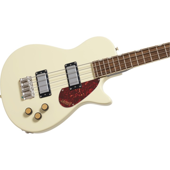 Gretsch Streamliner Jet Club Bass Single-Cut Vintage White, Basso elettrico