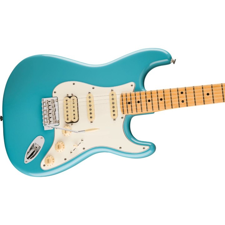 Fender Player II Stratocaster HSS Maple Fingerboard Aquatone Blue, Chitarra elettrica solid body