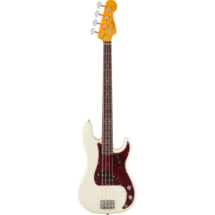 American Vintage II 1960 Precision Bass Rosewood Fingerboard Olympic White, Basso elettrico