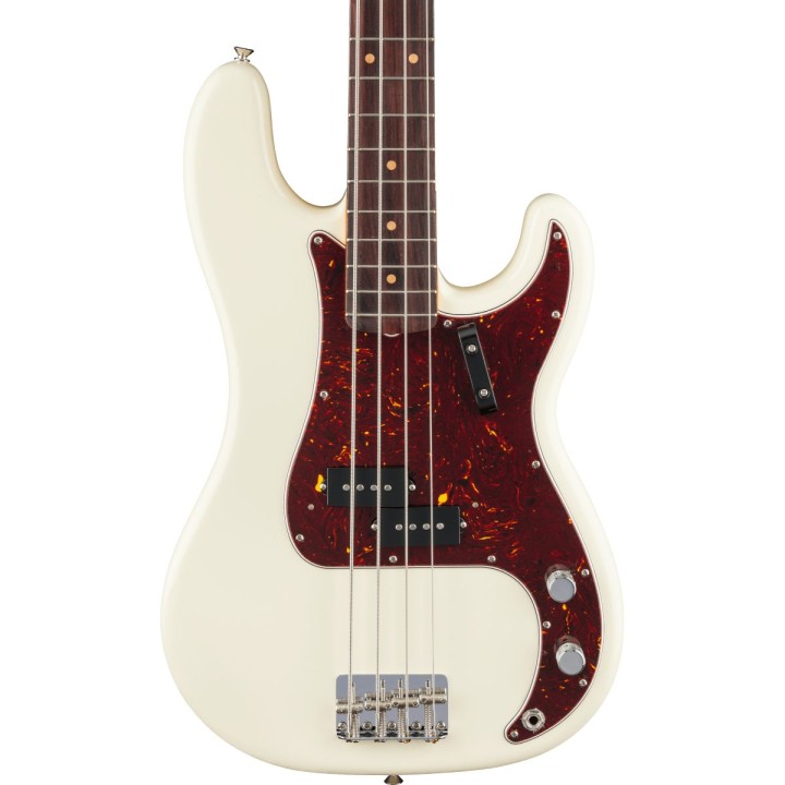 American Vintage II 1960 Precision Bass Rosewood Fingerboard Olympic White, Basso elettrico