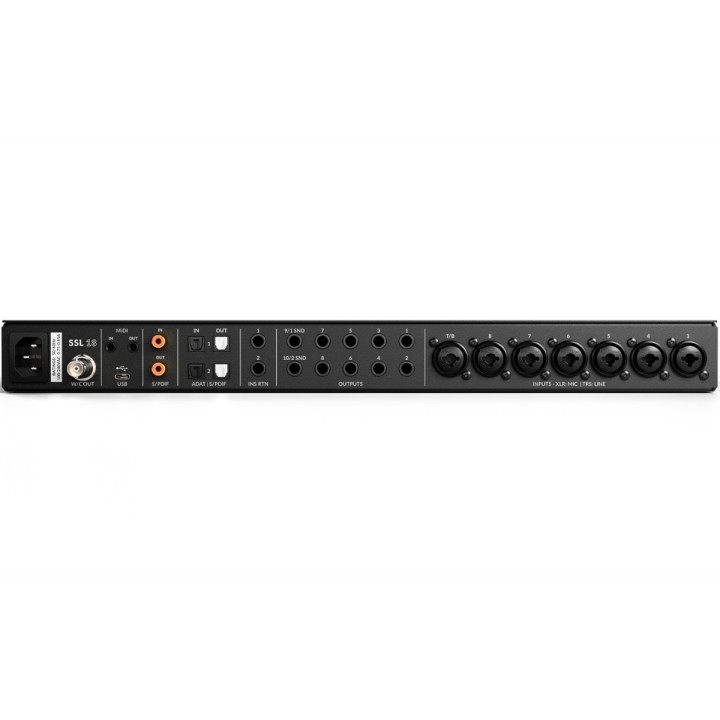 Solid State Logic SSL 18, interfaccia audio
