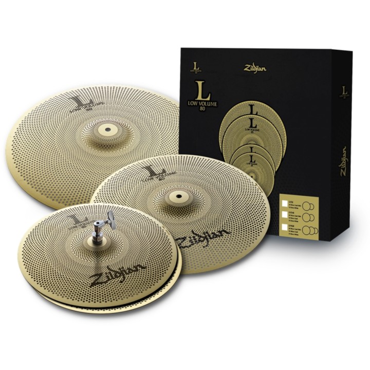 ZILDJIAN - LV468-LOW VOLUME L80 CYMBAL PACK-14,16,18" 13800655