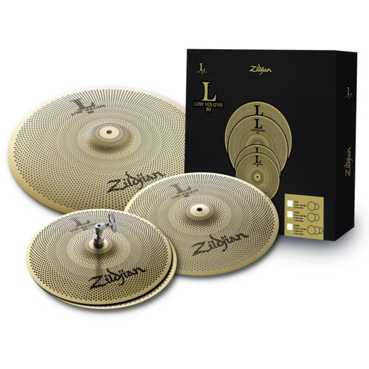 ZILDJIAN - LV348-LOW VOLUME L80 CYMBAL PACK - 13,14,18" 13800653