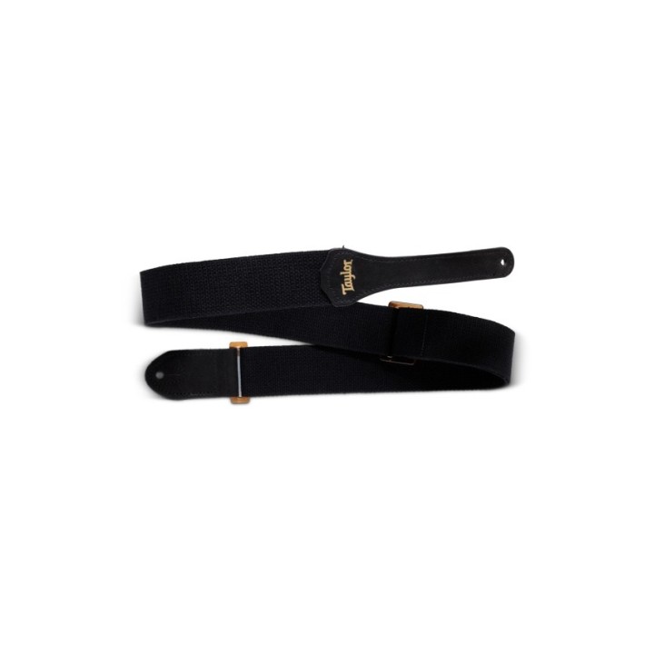 Acquista TAYLOR 4013-20 TAYLOR GS MINI STRAP,BLK COTTON,2",AMBER BUCKLE online | Merula Strumenti Musicali