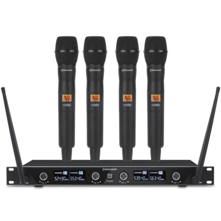Rondson BE-1040/4MIC-3, Set di radiomicrofoni palmari