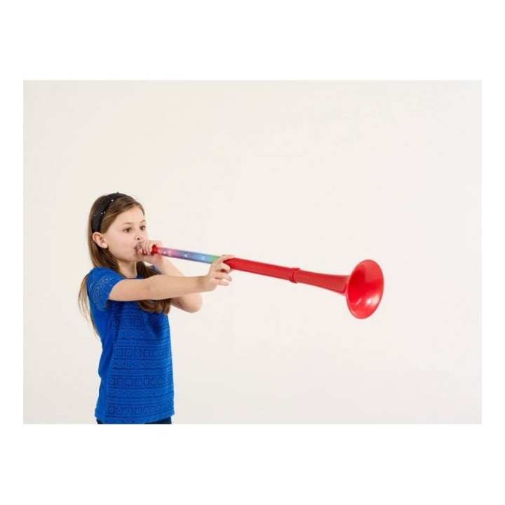 Acquista PBUZZ TROMBONE PER BAMBINI IN PLASTICA ROSSO online | Merula Strumenti Musicali