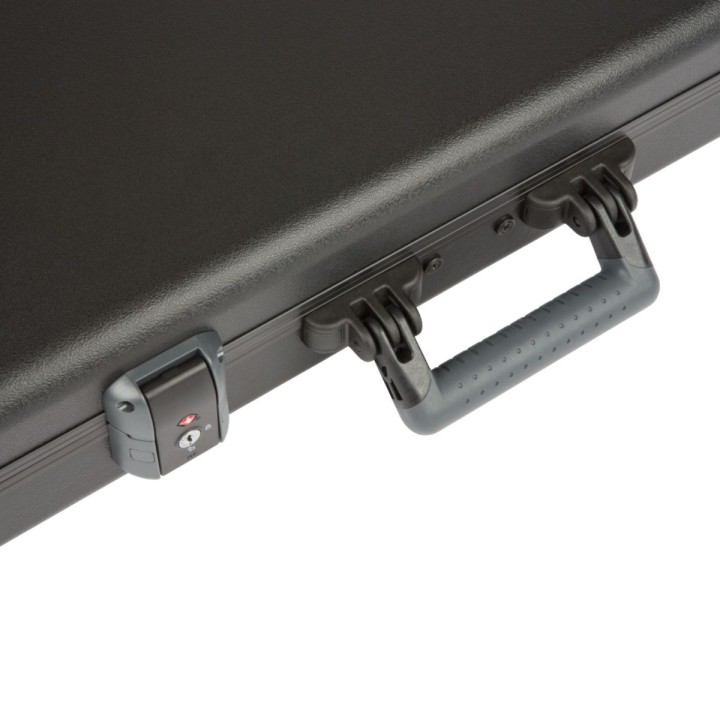 Fender Deluxe Molded Strat/Tele Case, Black, custodia rigida per chitarra elettrica