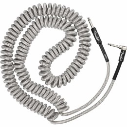 Fender Professional Series Coil Cable, 30', White Tweed, cavo Jack per strumento