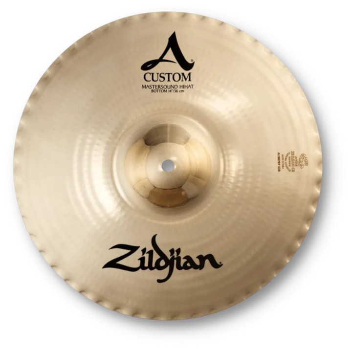 Acquista ZILDJIAN 14" A Custom Mastersound Hi Hat (Cm.36) (A20551+A20552) online | Merula Strumenti Musicali