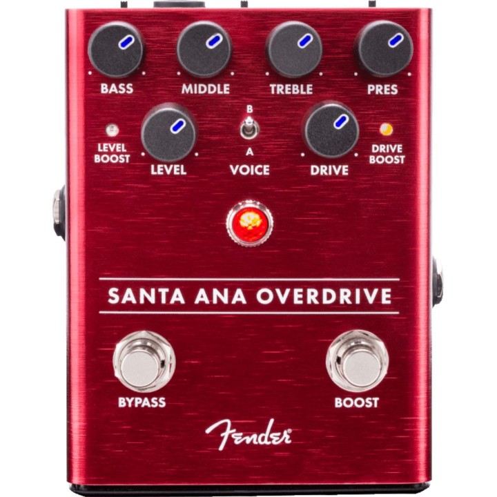 Fender Santa Ana Overdrive Pedal, pedale per chitarra effetto Overdrive