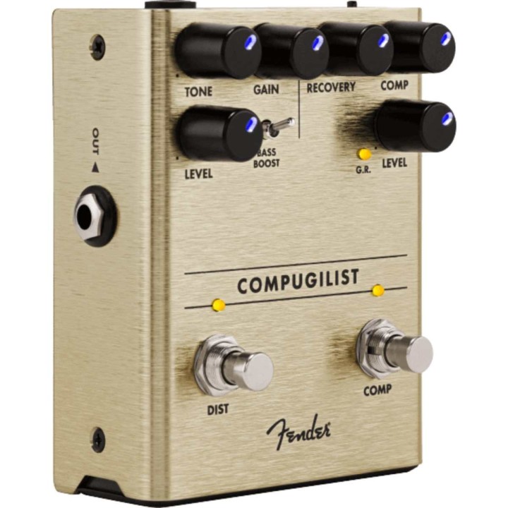 Fender Compugilist Compressor/Distortion, pedale per chitarra compressore e distorsore