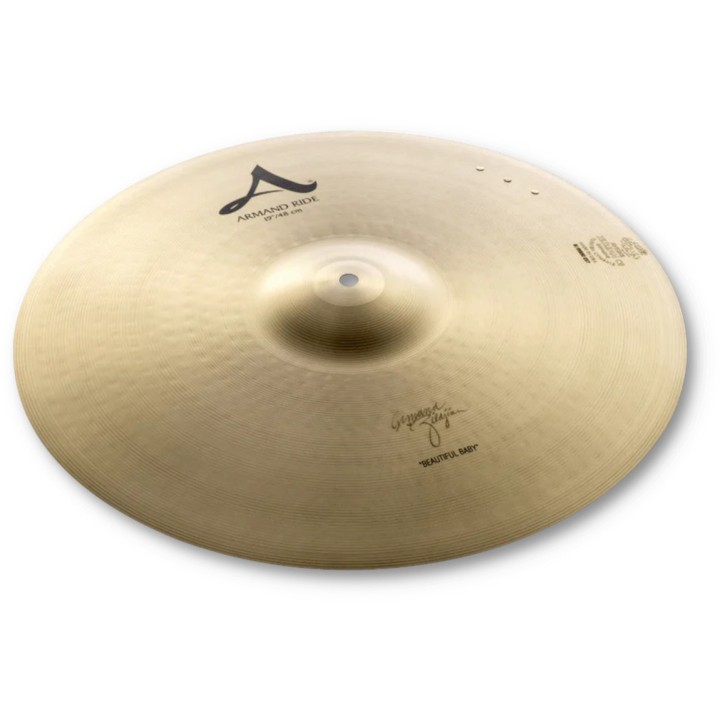 Acquista ZILDJIAN ARMAND "BEAUTIFUL BABY" RIDE 19" (CM. 48) - CON 3 RIVETTI online | Merula Strumenti Musicali