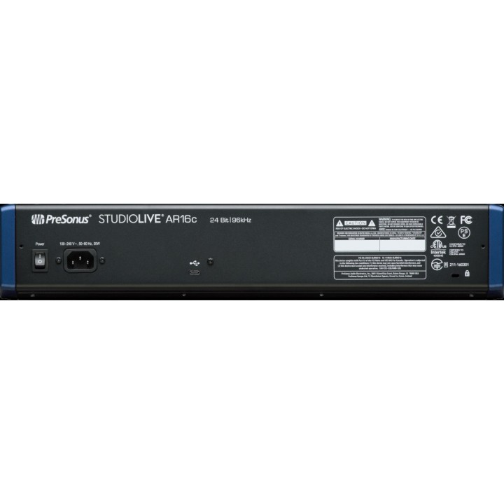 Presonus StudioLive AR16C, mixer analogico