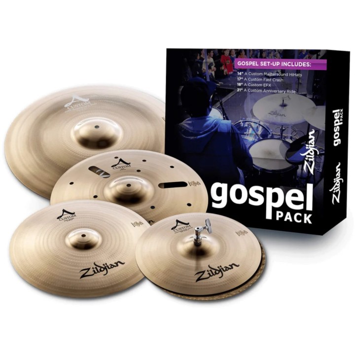 ZILDJIAN - AC0801G-A CUSTOM GOSPEL CYMBAL PACK