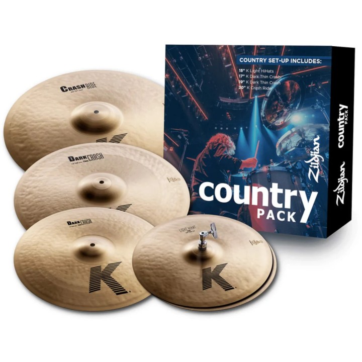 ZILDJIAN - K0801C-K COUNTRY CYMBAL PACK 13800321