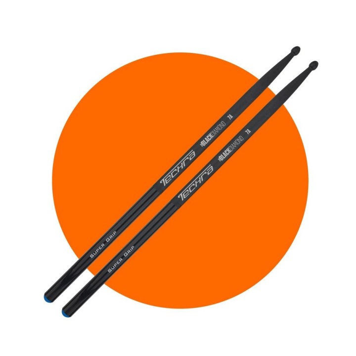 Acquista TECHRA BLACK DIAMOND SUPERGRIP 7A online | Merula Strumenti Musicali
