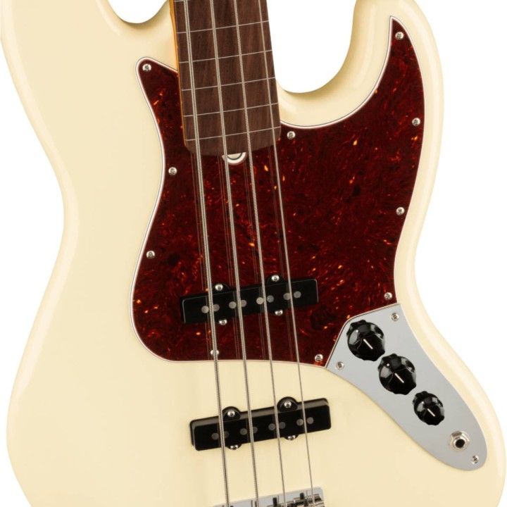 Fender American Professional II Jazz Bass Fretless, RW OWT - Basso elettrico