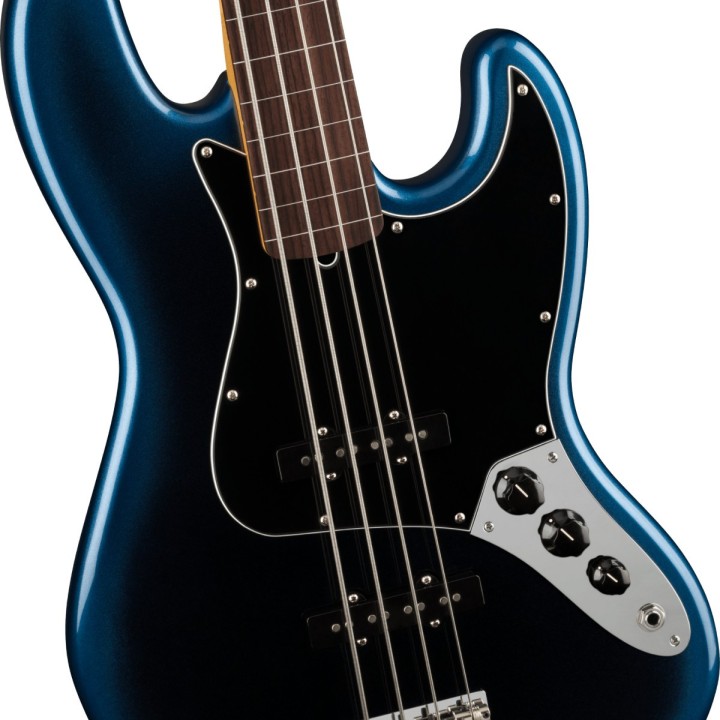 Fender American Professional II Jazz Bass Fretless, RW DK NIT, Basso elettrico
