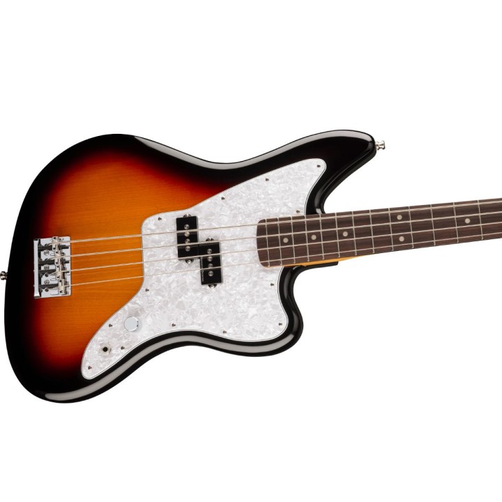 Fender Mark Hoppus Jaguar Bass, Rosewood Fingerboard, 3-Color Sunburst - Basso elettrico 4 corde