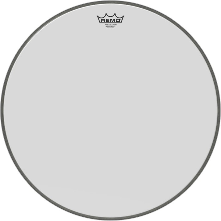 Acquista REMO Br-1220-00 Ambassador Smooth White Cassa 20" online | Merula Strumenti Musicali