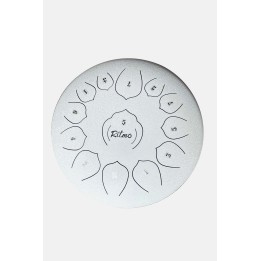 Acquista KELLER Td12wh Tongue Drum Bianca 13 Note 12" Con Custodia online | Merula Strumenti Musicali