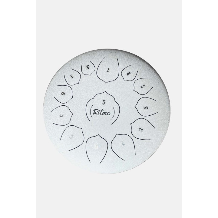 Acquista KELLER Td12wh Tongue Drum Bianca 13 Note 12" Con Custodia online | Merula Strumenti Musicali