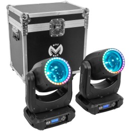Mac Mah - Mac Beam 150 Set, Set di 2 teste mobili a LED
