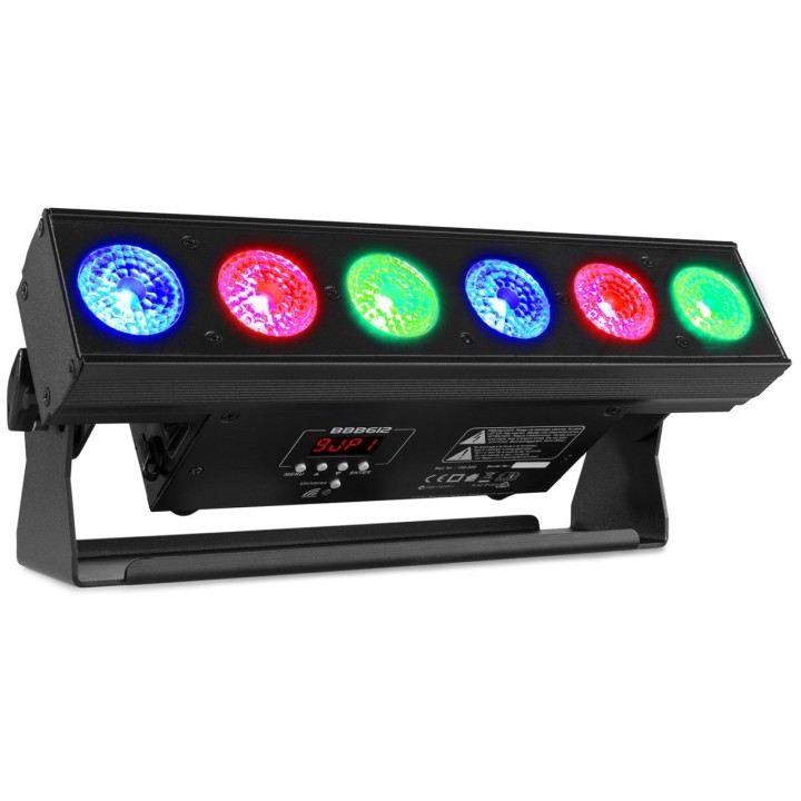 Beamz - BBB612 Led Bar 6x12w 6in1 Libatt
